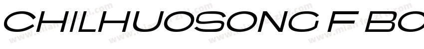 ChilHuosong F Bold字体转换